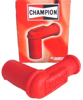bougiekap Champion waterdicht groot voor kop (rood)